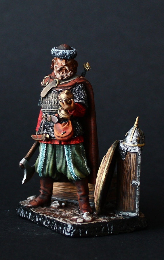 Figurine Soldat Guerrier Africain Au Masque Rouge – Ancien Plomb Peint