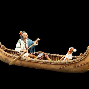 Tin soldier Collectible Long Journey Home 54 mm American Natives