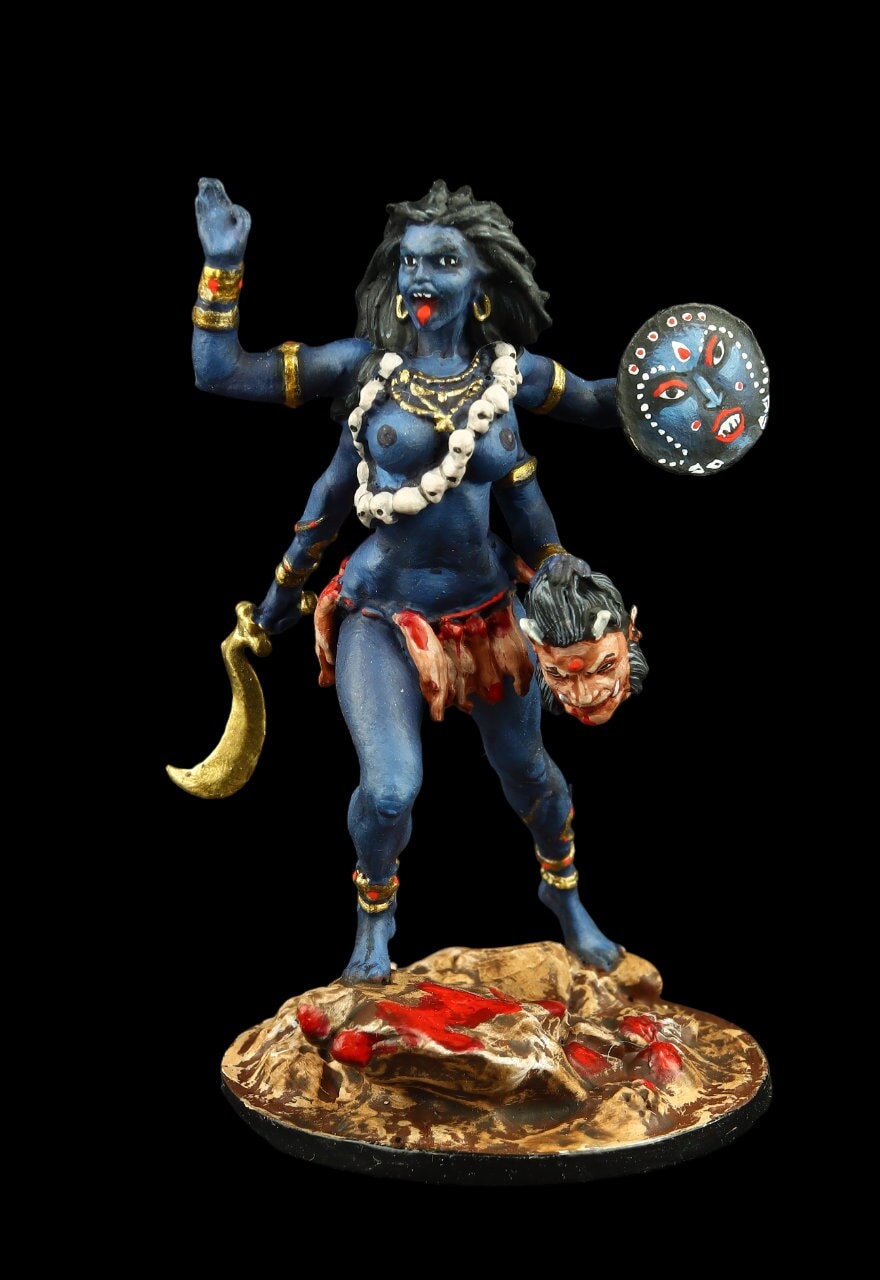 Tin Soldier Collectible Indian Goddess Kali 54 Mm Female Models - Etsy