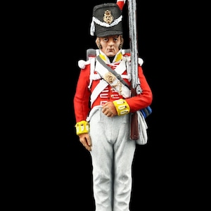 Tin Soldier: 54mm Napoleonic Wars British Infantry Figurine