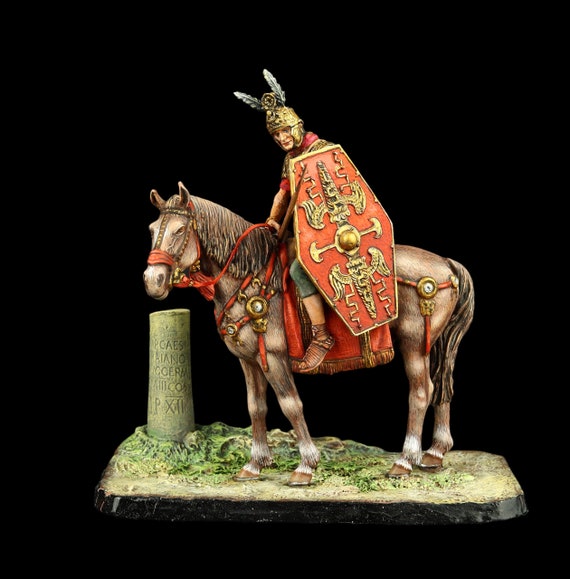 Légionnaire Romain 90mm Andrea Miniatures - Guerres Daces - Peinture D'Art Attica
