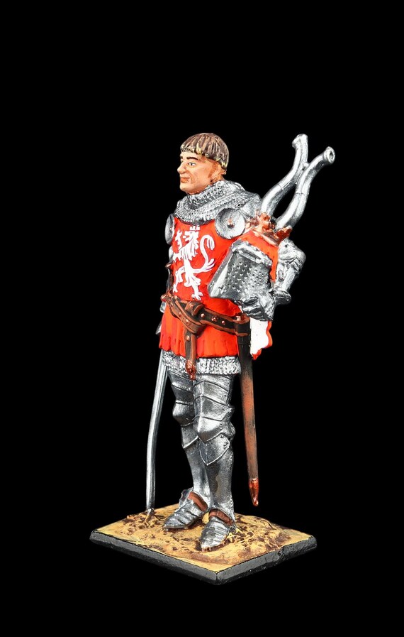 ブリキの兵隊 コレクターズアイテム ヨーロッパの騎士 14世紀後半 約54