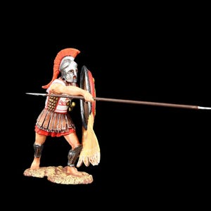 Tin soldier Collectible Greek Hoplite, V c. B.C.  54 mm  Ancient Greece
