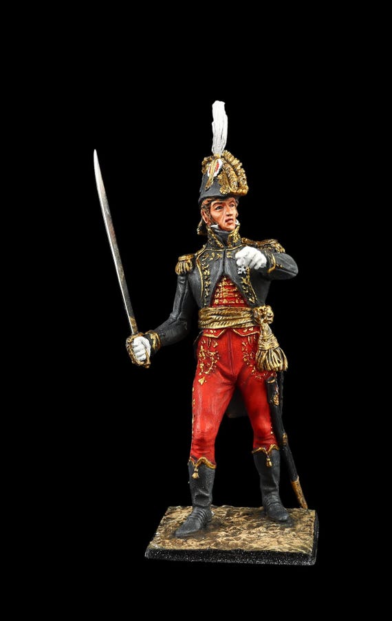 ジェーンマープル French Toy soldier Tin Soldier Collectible French General Jean Maximilien Lamarque