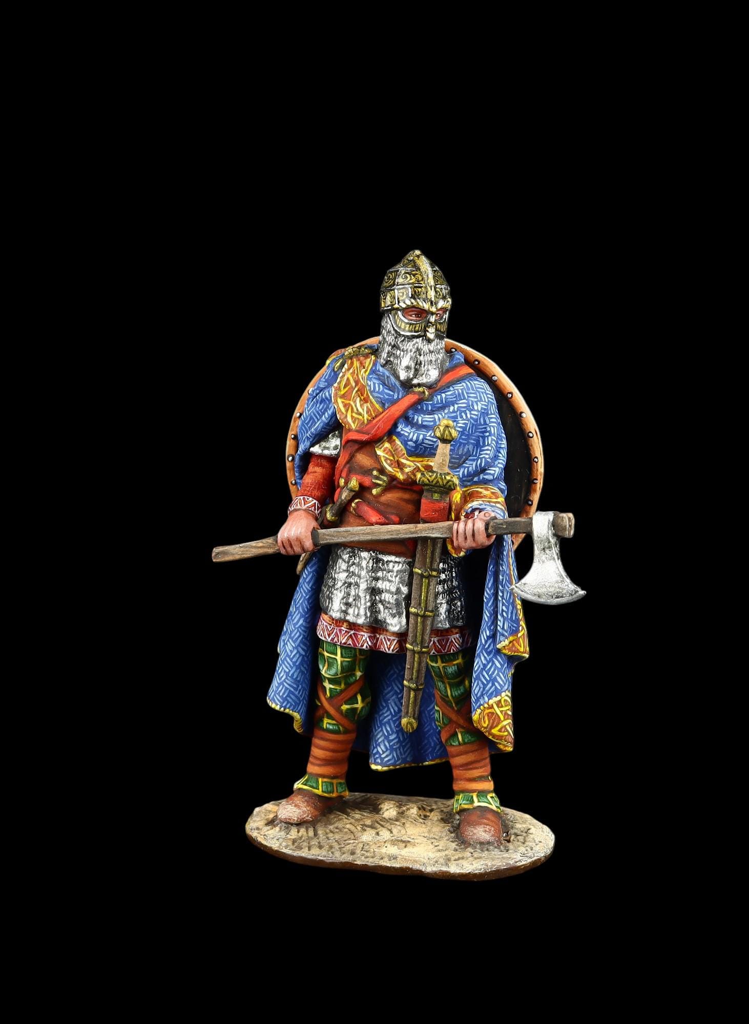 Tin Soldier Museum (TOP) Anglo Saxon Warrior With Axe, VII C. A.D.