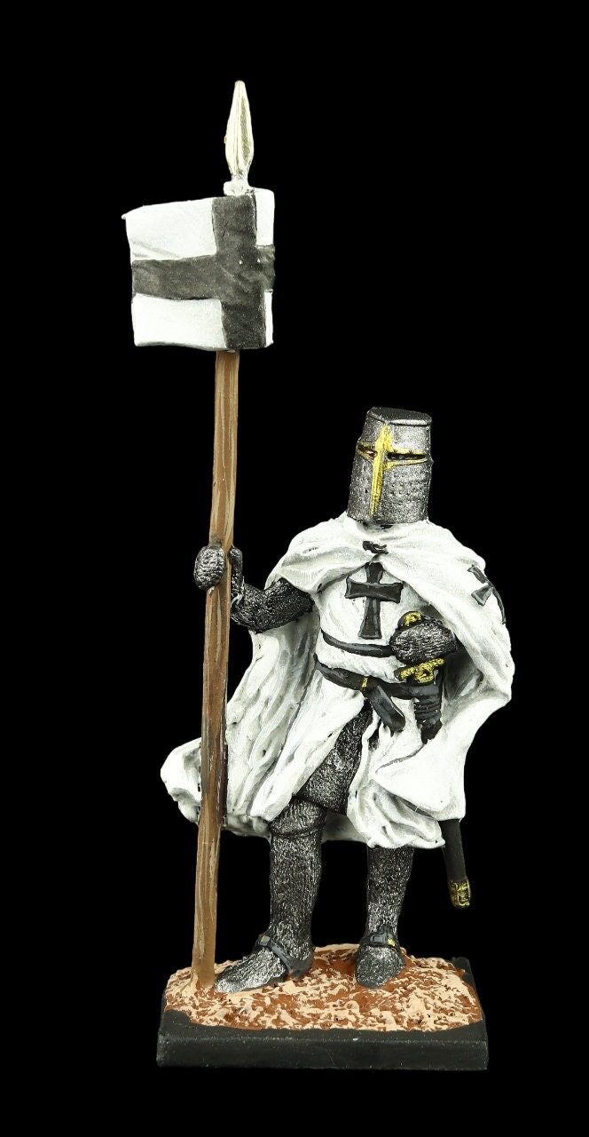 Grand Master of the Knights Templar 54mm Painted Tin Toy Soldier