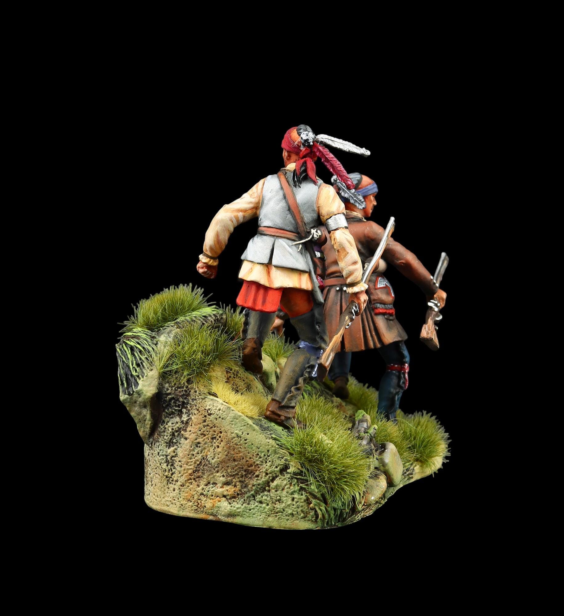 Figurines Soldat De Plomb GL 54mm - Polynésiennes Tahiti - RARES
