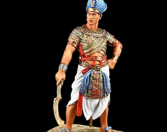 Tin Soldier Collectible Ramses II, Egyptian Pharaoh, Qadesh 1300