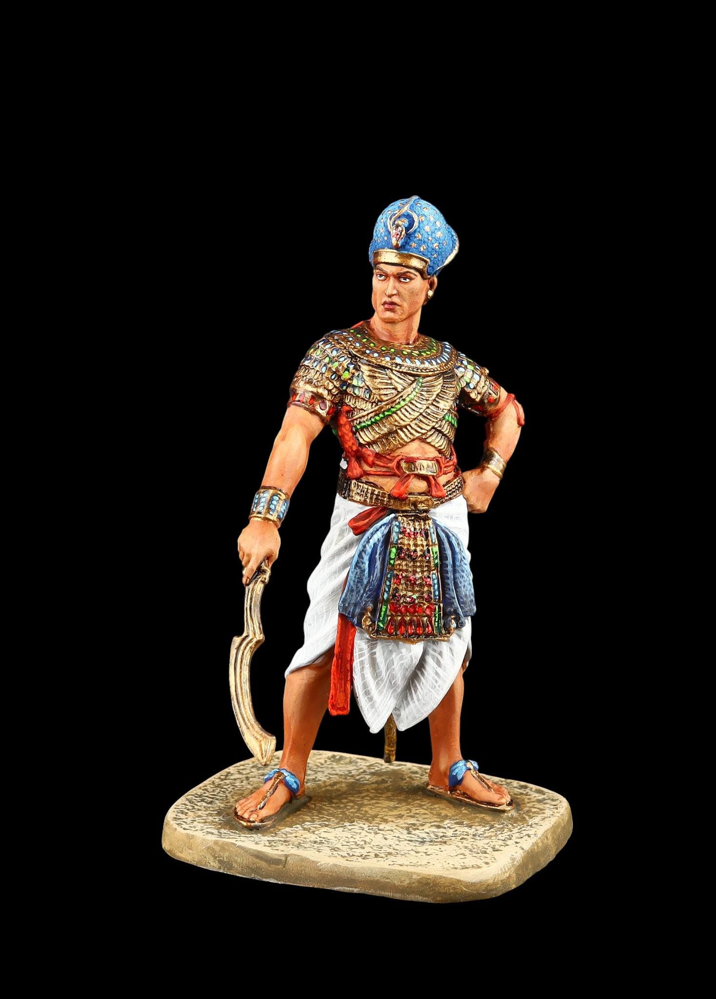 Tin Soldier Collectible Ramses II, Egyptian Pharaoh, Qadesh 1300