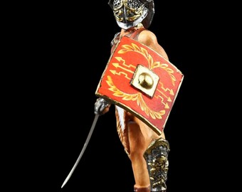 ブリキの兵隊 コレクター向け ローマ剣闘士 トラエクス 54 mm 古代