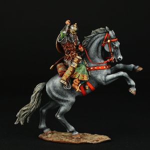 Tin soldier Museum (TOP) Mongolian Warrior. XII c. 54 mm Golden Horde