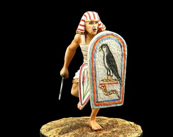 ブリキの兵隊 コレクター向けエジプト戦士、紀元前12～12世紀 54 mm
