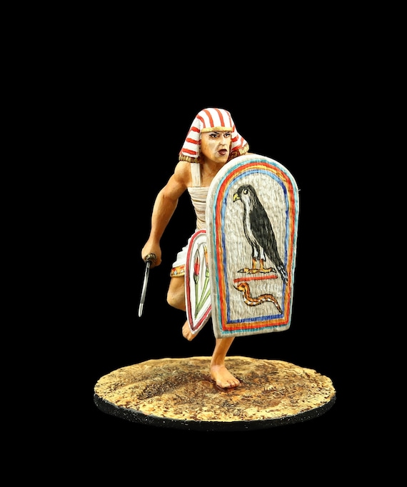 古代エジプト兵隊フィギュア THE EGYPTIANS 1/32スケール ブリキの兵隊 コレクター向けエジプト戦士、紀元前12～12世紀 54 mm
