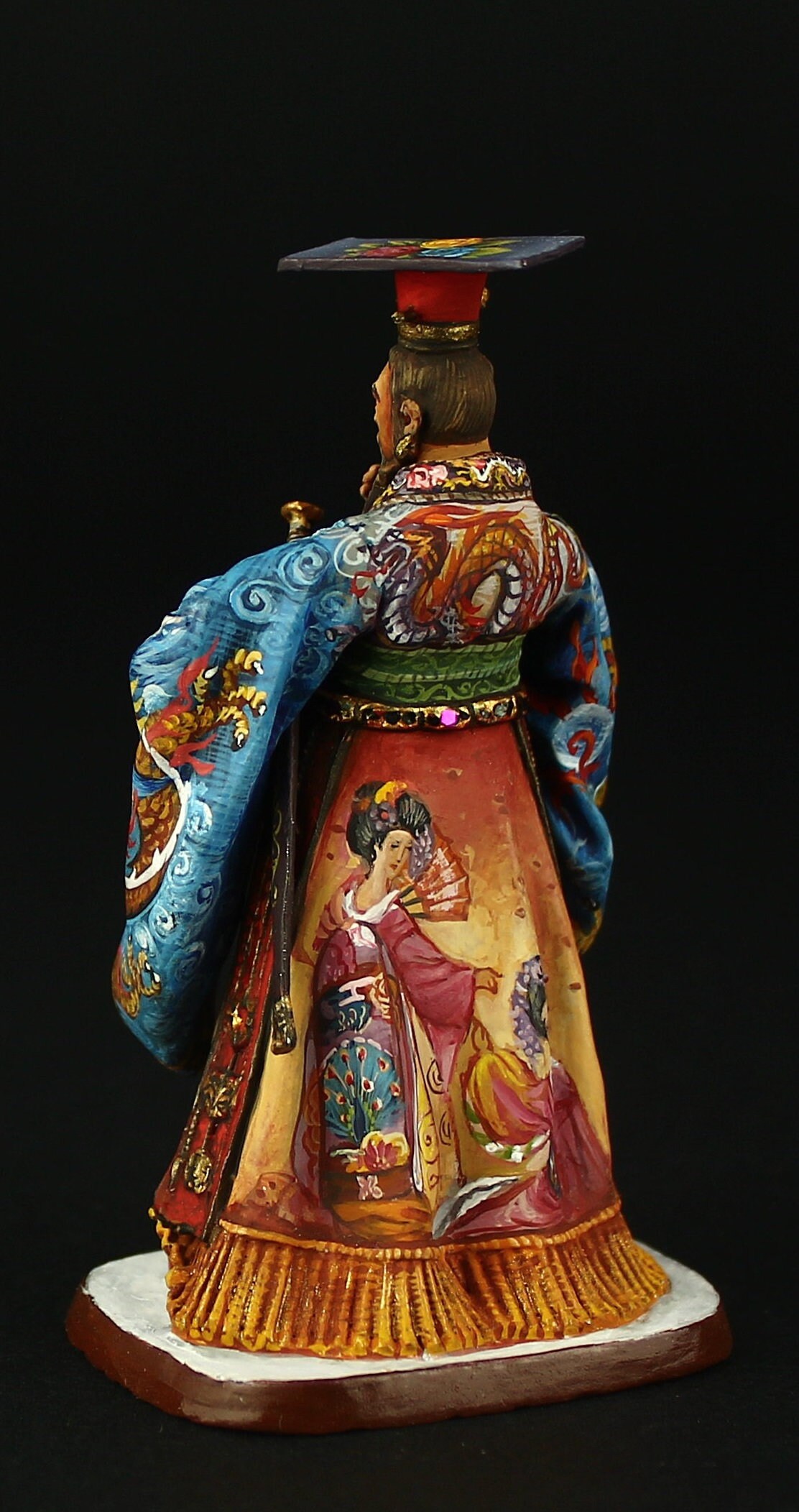 秦 始皇帝 オブジェ 錫の兵隊博物館（上） 秦の始皇帝、中国秦国の王、