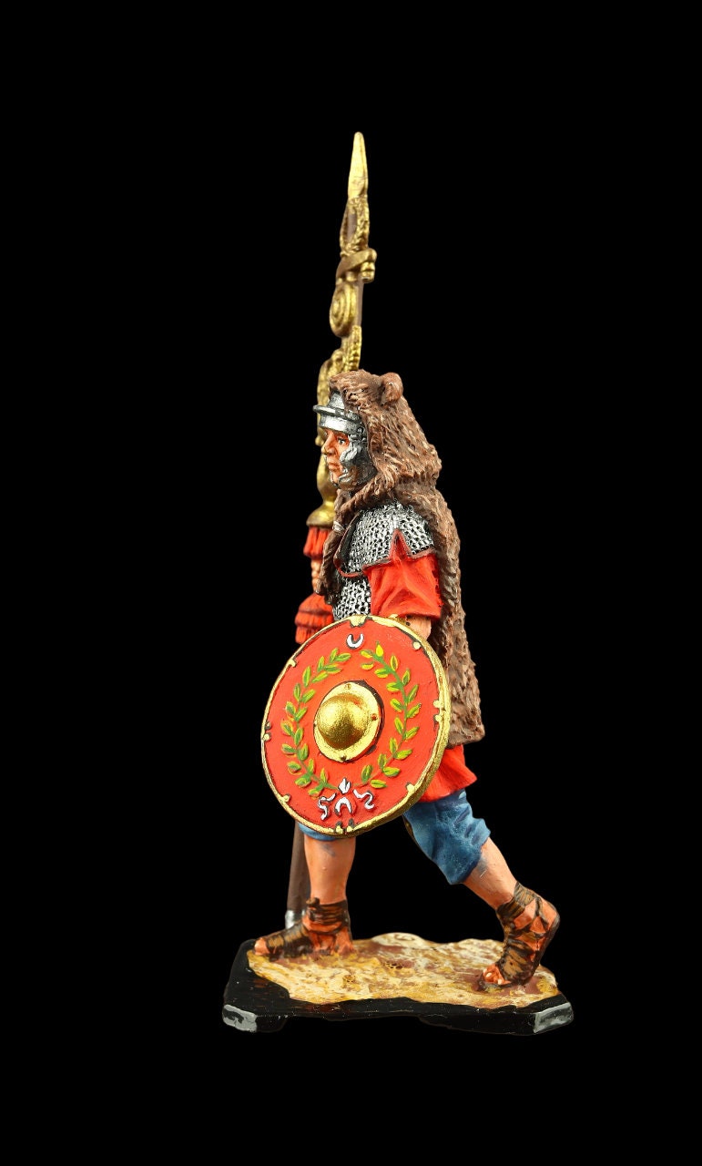 Signifier Rome Tin Soldier Collectible Roman Signifer of the Auxiliary Cohort, I-II Cc ...
