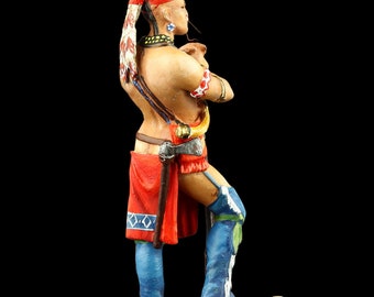 Figurine Sioux Chef Amérindien - Attica Miniatures - 54mm - Niveau Artistique