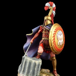 Tin soldier Collectible Greek Mercenary, V. B.C. 75 mm  Ancient Greece