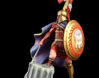 Tin soldier Collectible Greek Mercenary, V. B.C. 75 mm  Ancient Greece