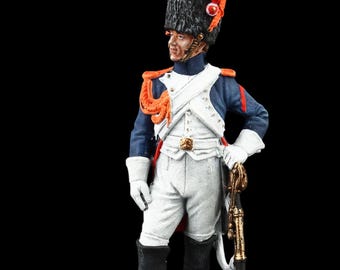 Tin soldier Collectible 54 mm Grenadier of the Mounted Grenadiers of the Imperial Guard, France, 1807-14  Napoleonic Wars