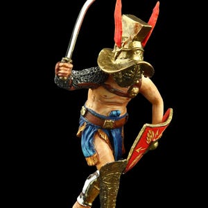 Tin soldier Collectible Roman Gladiator Mirmillone 54 mm  Ancient Rome