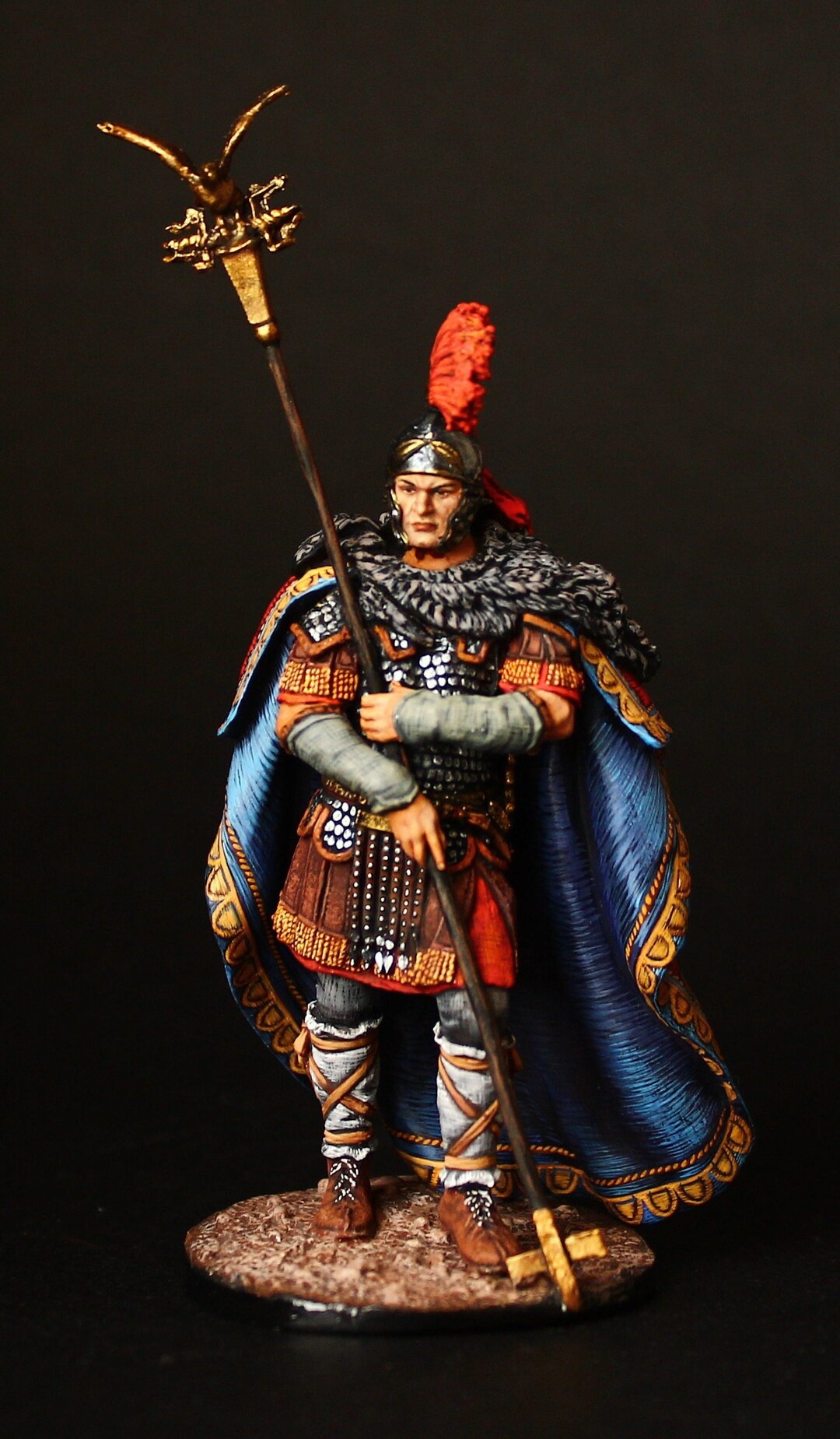 Lucius Sertorius Firmus Aquilifer 54 mm jouet peint soldat