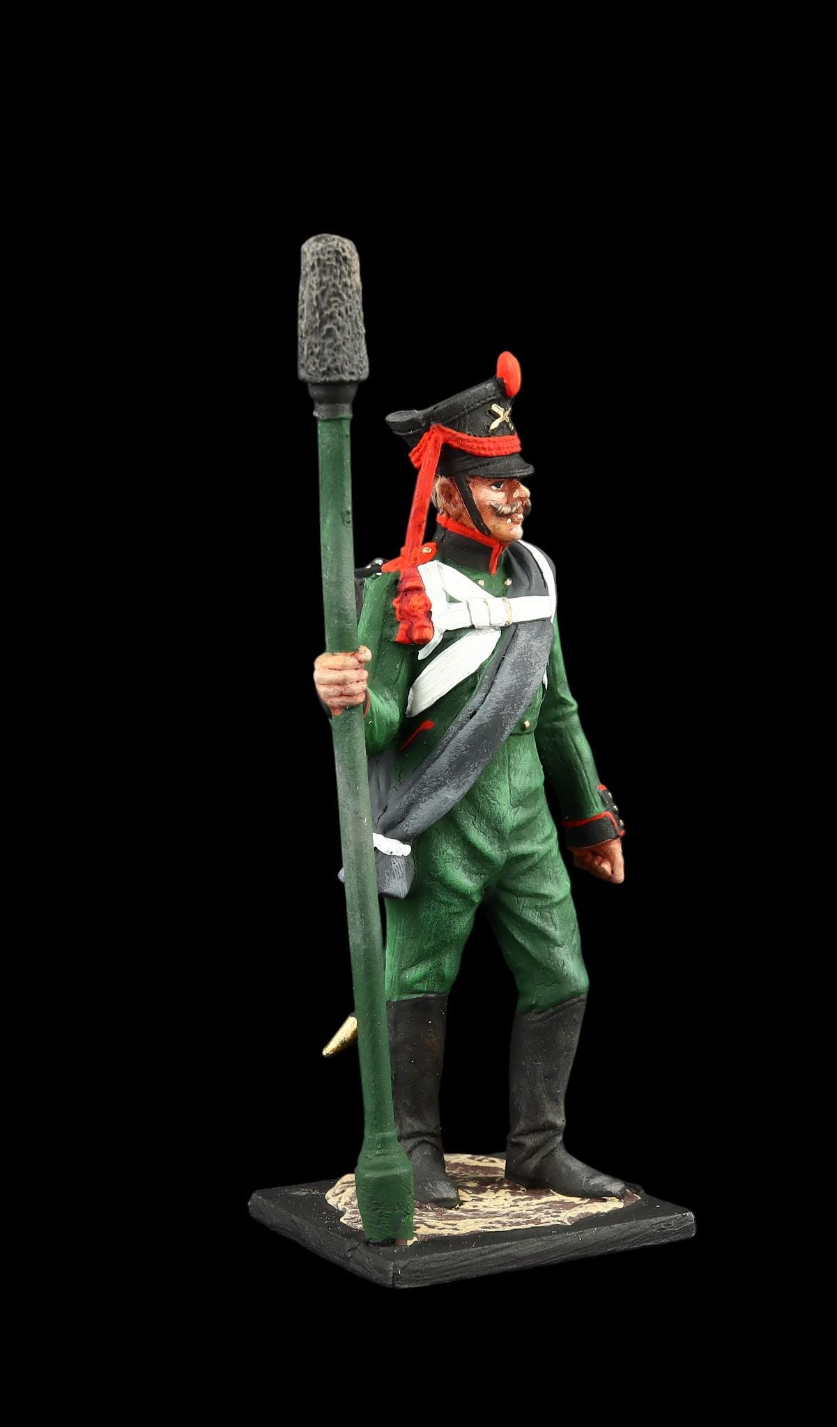 Soldats De Plomb Napoléon 1er – Lot De 4 Artilleurs à Pied – Hachette – 60mm
