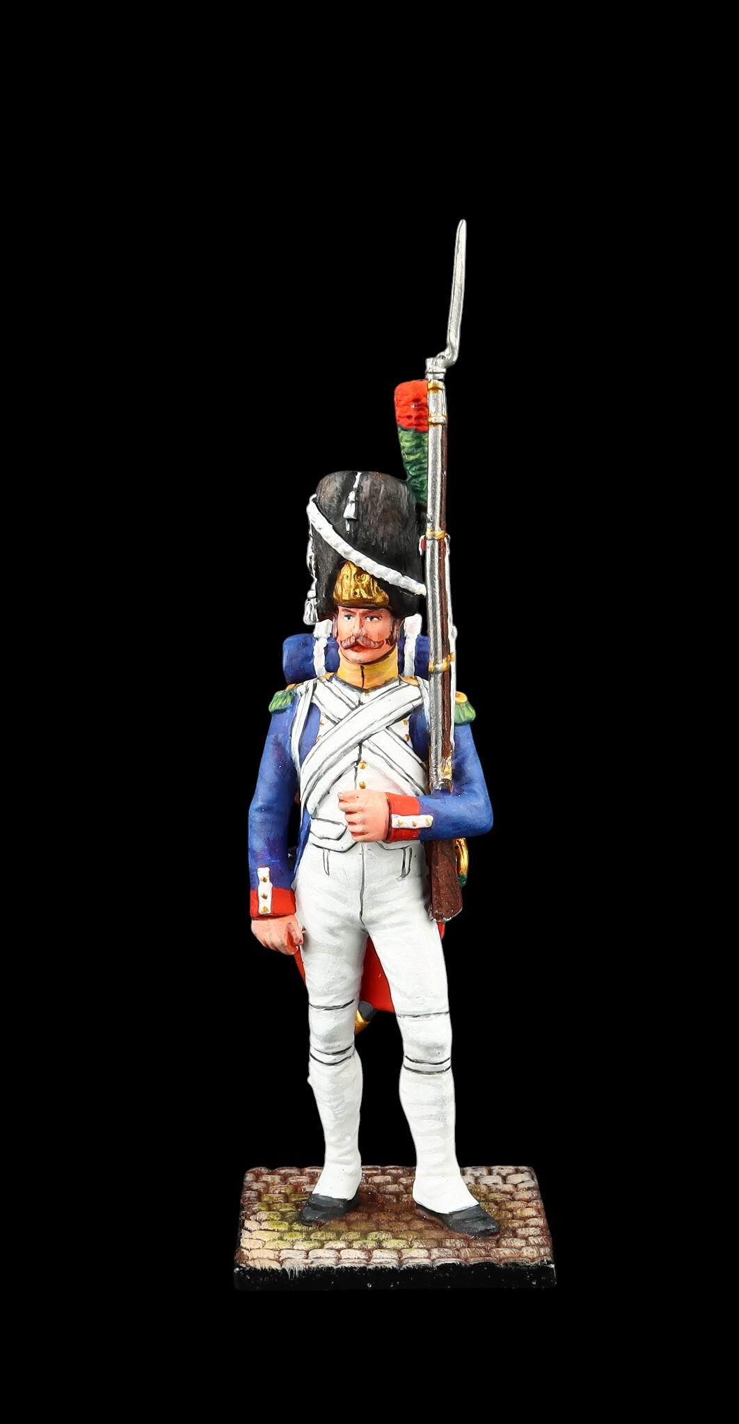 4 Grenadiers Soldats De Plomb - Garde Impériale - 54mm - Premier Empire