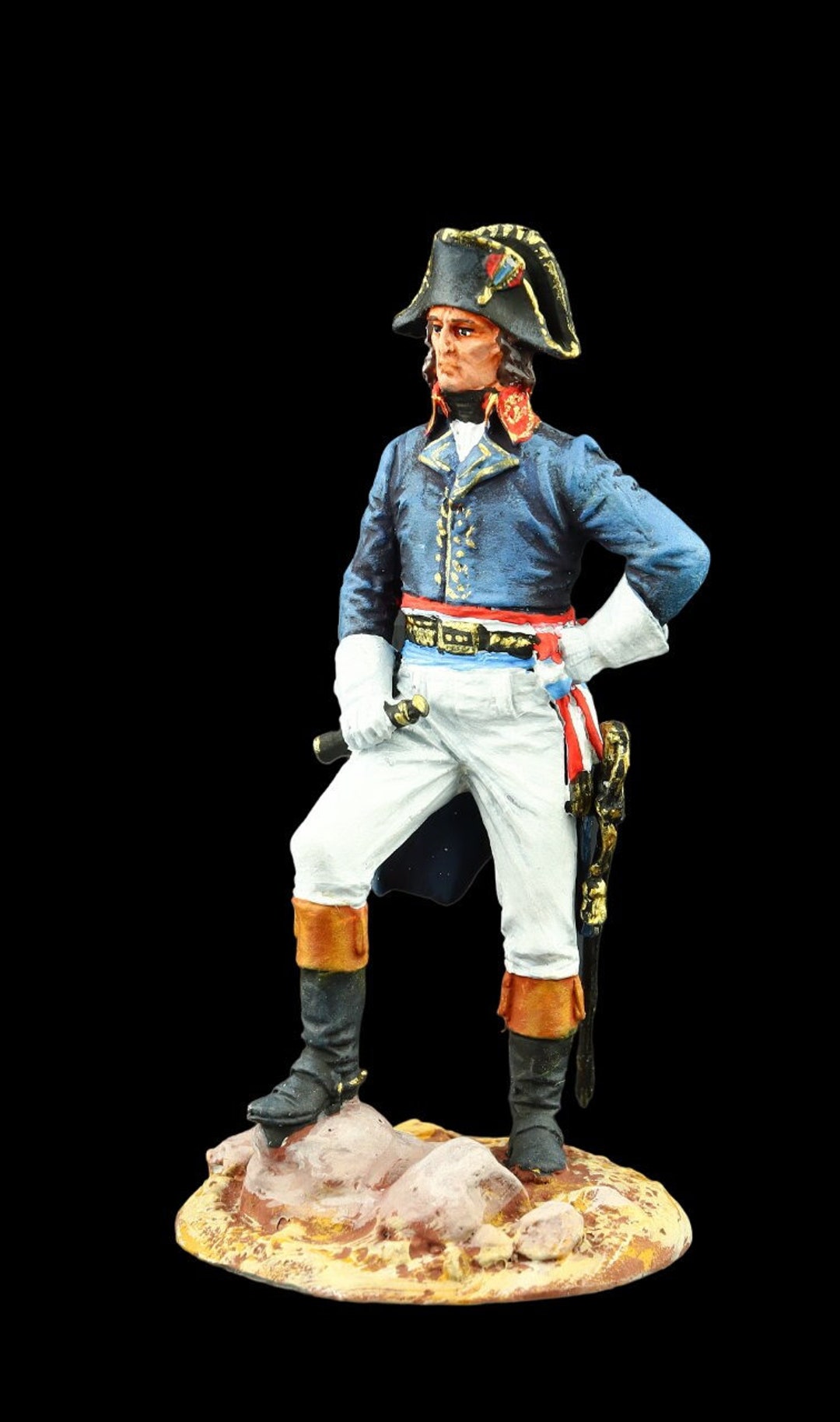 Collection 50 Soldats De Plomb Peints – Armées Napoléoniennes (8 Cm) – Infanterie Française