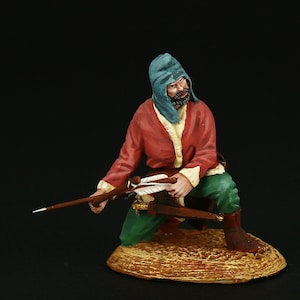 Tin soldier Collectible Scythian Warrior (sitting with bow)  54 mm Antique World: Scythians