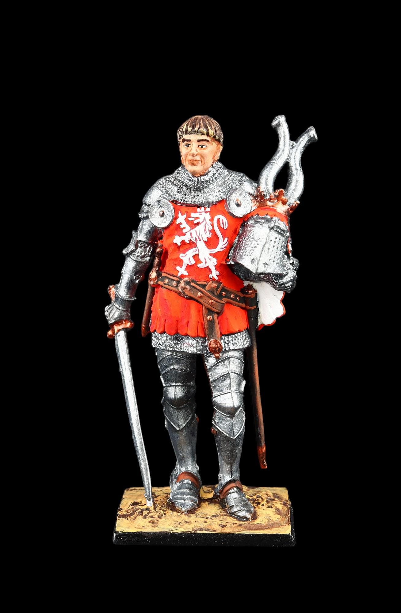 ブリキの兵隊 コレクターズアイテム ヨーロッパの騎士 14世紀後半 約54