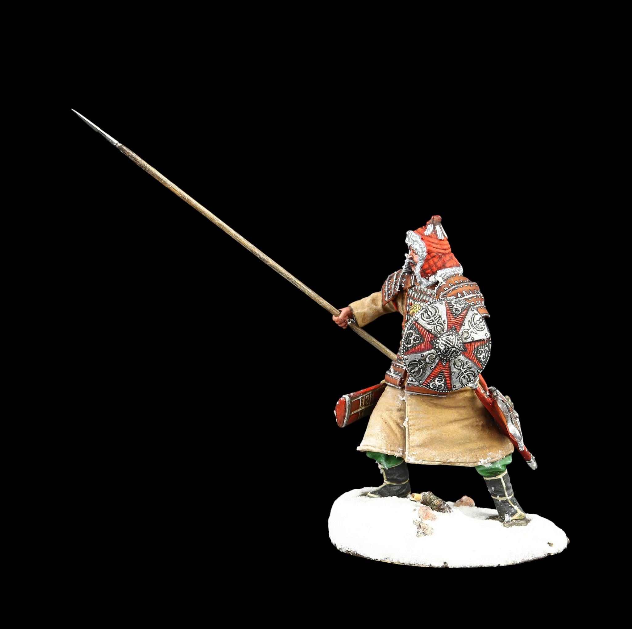 ブリキの兵隊博物館（上）モンゴル戦士 54 mm 黄金の大群 - Etsy