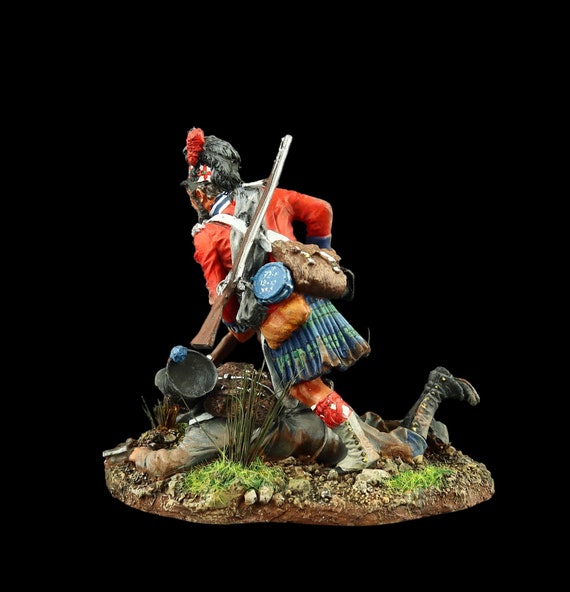 Soldat Miniature Seaforth Highlanders – Peinture Musée Par Attica, 54mm