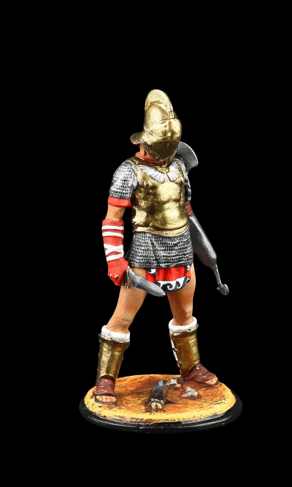 Tin Soldier Collectible Roman Gladiator Scissor 54 Mm Ancient Rome