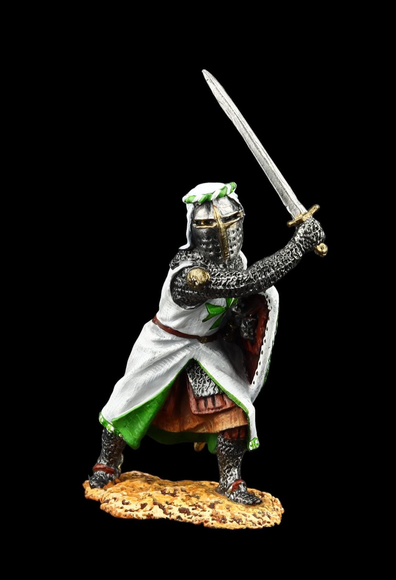 Chevalier Du Saint-Sépulcre – Figurine 75mm Peinte – Attica Miniatures – NEUF