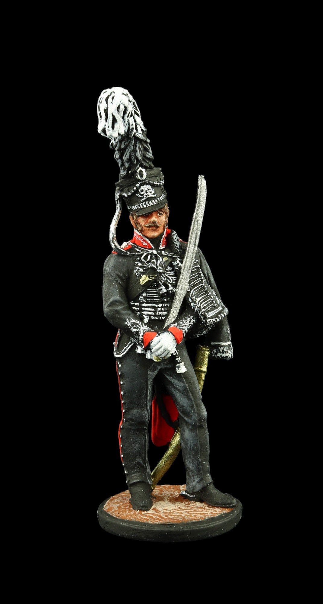 Tin Soldier Collectible 54 Mm Officer of the 2nd Hussar