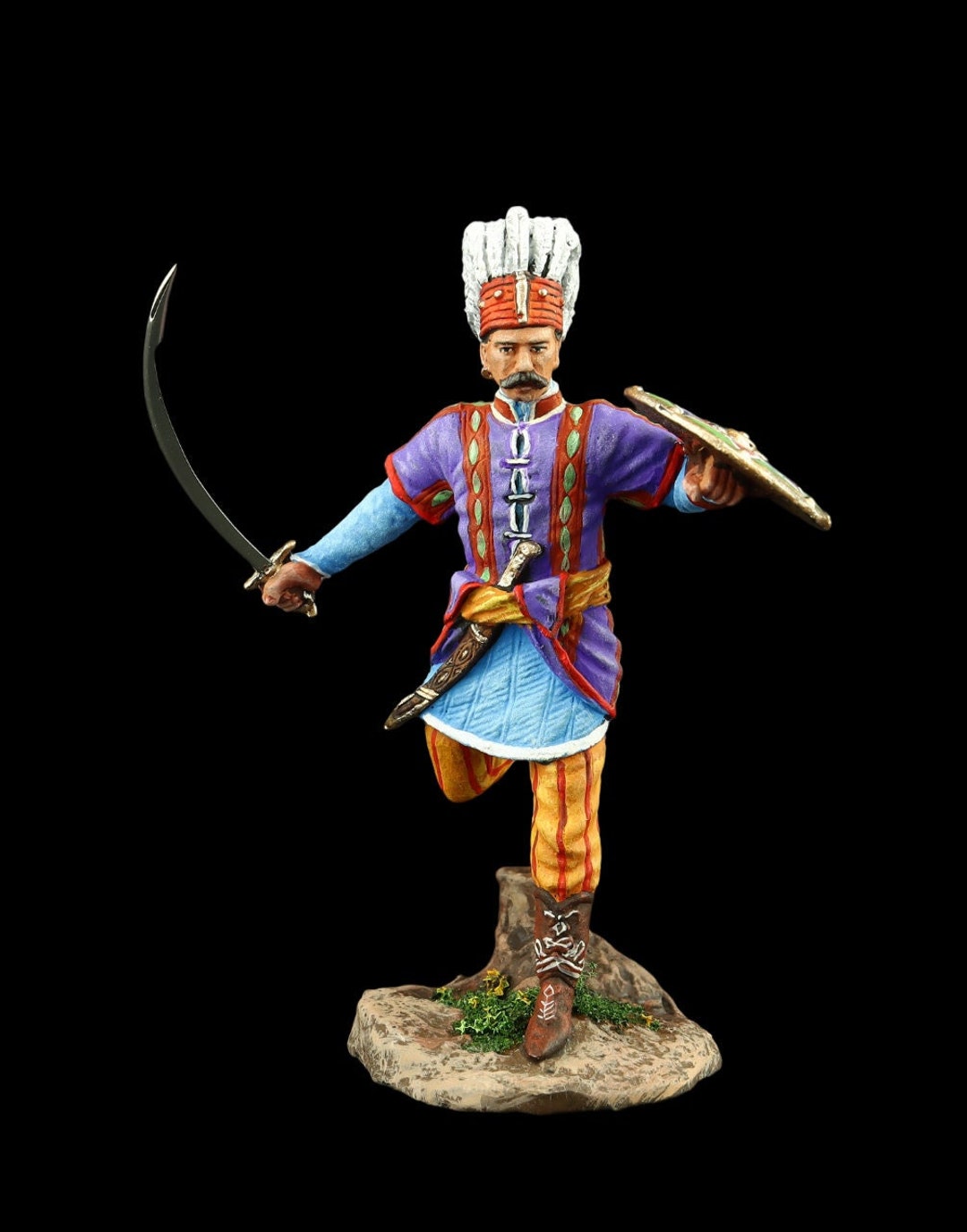 Tin Soldier Collectible Janissary, Ottoman Empire 54 Mm Near