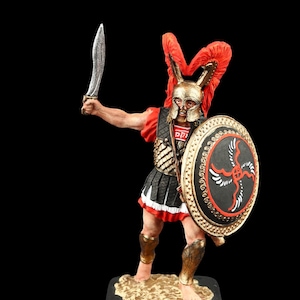 Tin soldier Collectible Greek Hoplite, 480 B.C. 54 mm Antique World: Ancient Greece