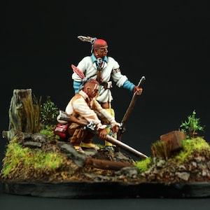 Tin soldier Collectible  Watch  54 mm American Natives