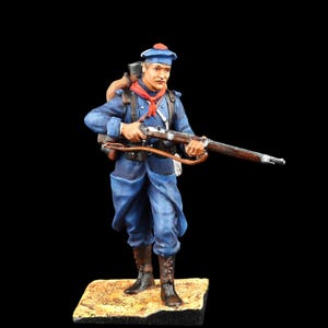 Tin soldier Collectible French Infantry Soldier, 1914  54 mm WWI (Great War)