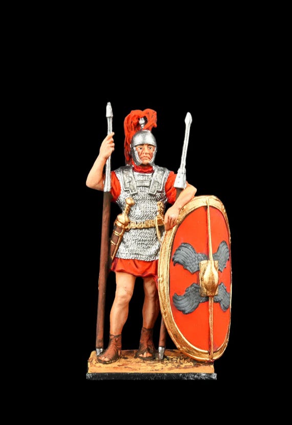 ブリキの兵隊 コレクターズアイテム ローマ軍団兵、紀元前1世紀頃 54