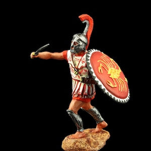 Tin soldier Collectible Greek Hoplite, V c. B.C.  54 mm  Ancient Greece
