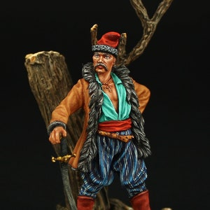 Tin soldier Museum (TOP) Cossack, 1630-1700 54 mm European Wars
