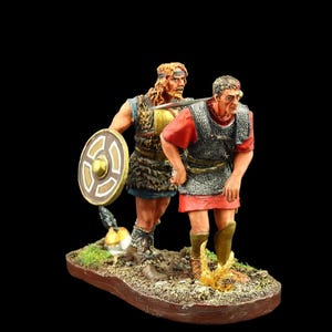 Tin soldier Collectible Captive roman, The Battle of Lake Trasimene, 217 B.C 54 mm  Ancient Rome