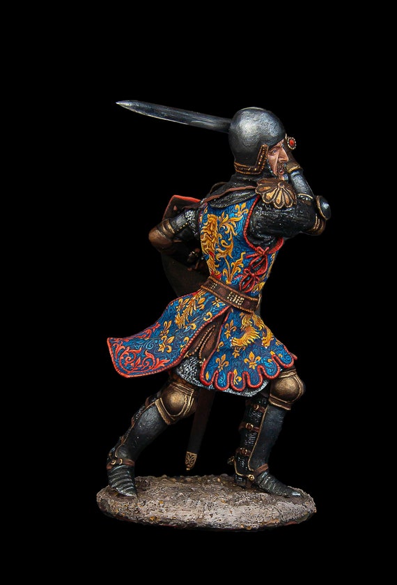 ブリキの兵隊博物館 (TOP) イギリスの騎士、1340-1360 90 mm 中世と