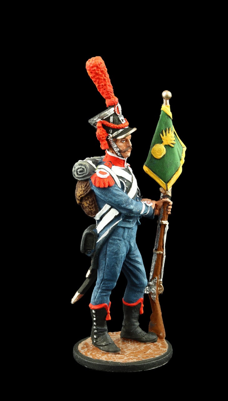 Napoleon's Light Infantry. Standard Bearer, 8th Läger, 1809 (Napoleon