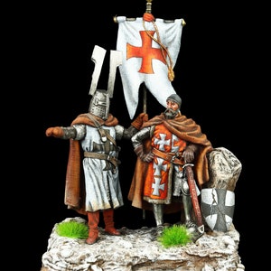 Tin soldier Museum (TOP) Cross and Sword 54 mm Medieval Age & Crusades