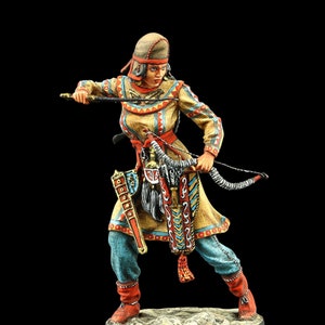 Tin soldier Museum (TOP) Scythian noble woman, IV c. B.C.  54 mm Antique World: Scythians