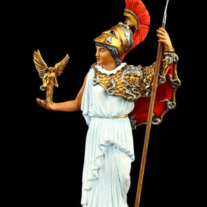 Tin soldier Collectible Greek Goddess Athena Promachos 54 mm  Ancient Greece