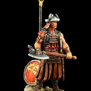 Figurine Viking 54 Mm New Age - Métal Blanc, Infanterie - Neuf, époque Moyen Âge