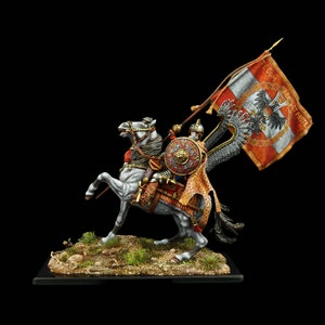 Tin soldier Museum (TOP) Polish Winged Hussar, 1670 54 mm European Wars